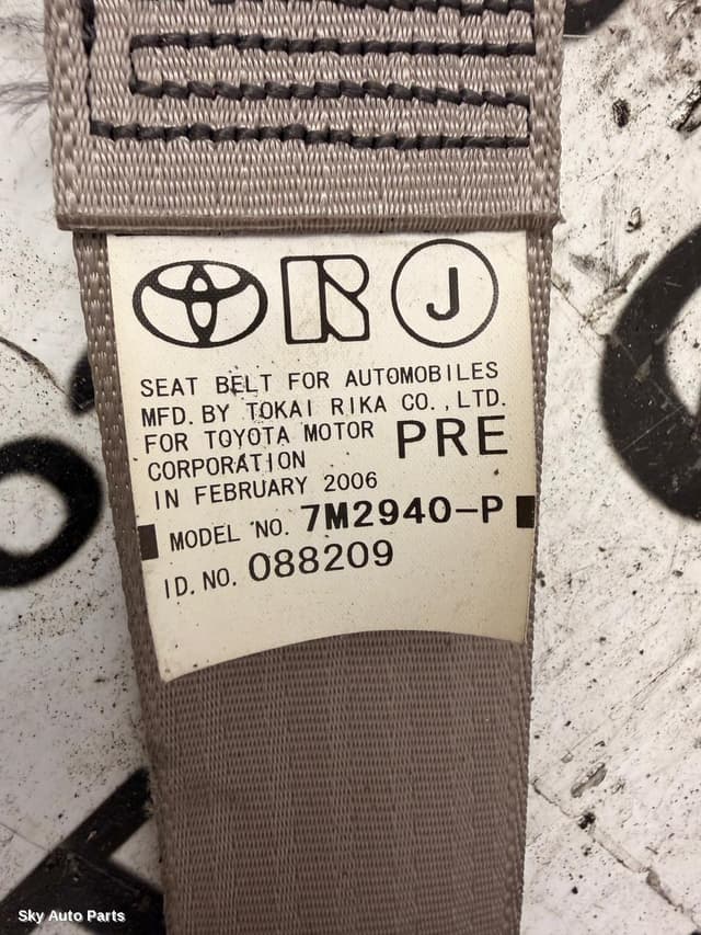 Seatbelt/Stalk