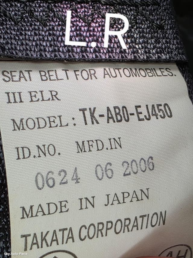 Seatbelt/Stalk