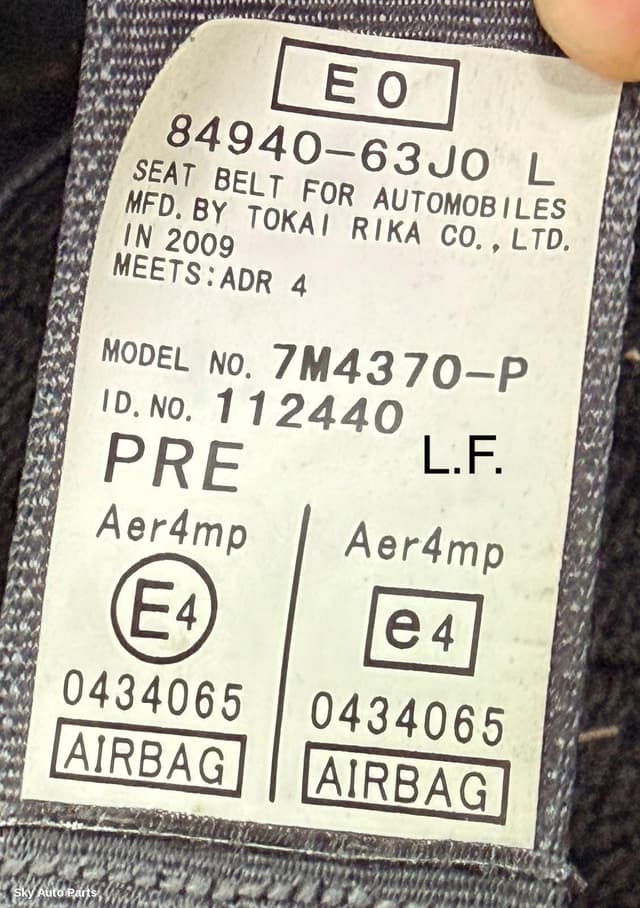 Seatbelt/Stalk