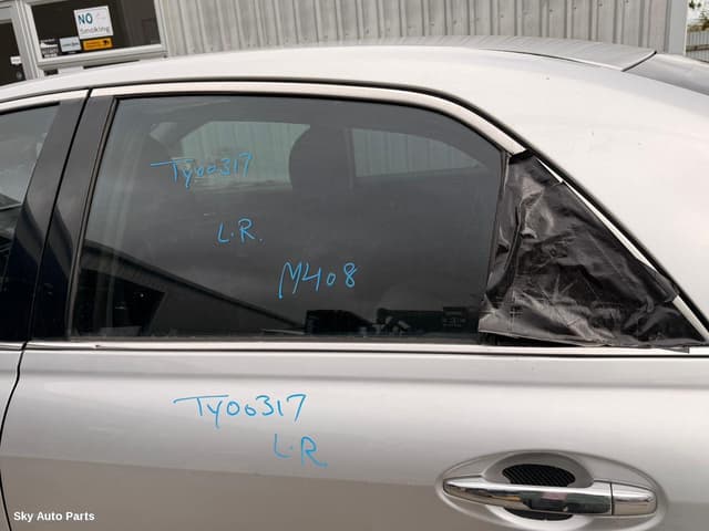 Left Rear Door Window
