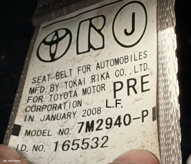 Seatbelt/Stalk