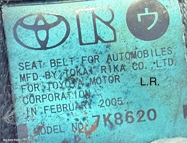 Seatbelt/Stalk