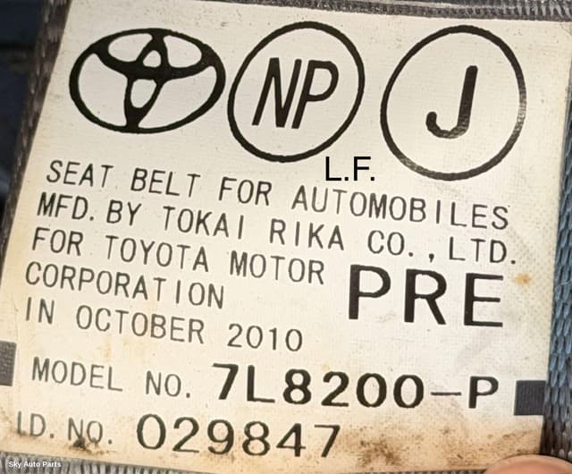 Seatbelt/Stalk