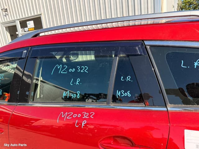 Left Rear 1/4 Door Glass