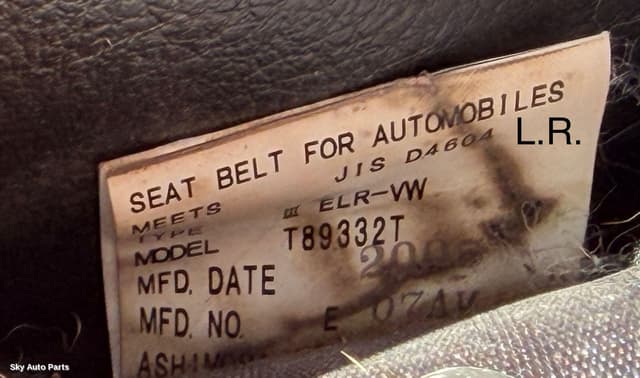 Seatbelt/Stalk