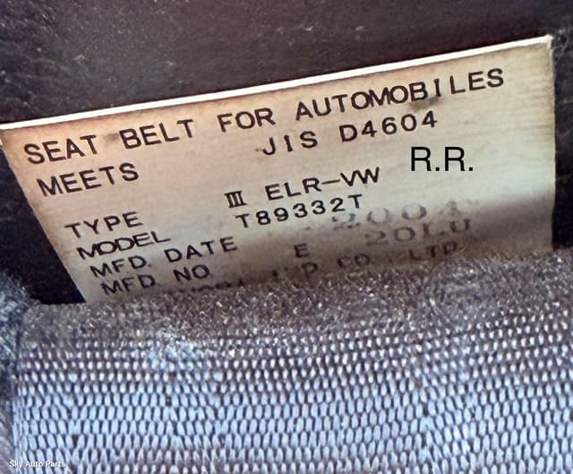 Seatbelt/Stalk