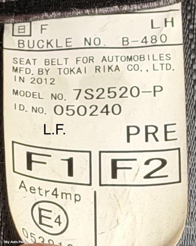 Seatbelt/Stalk