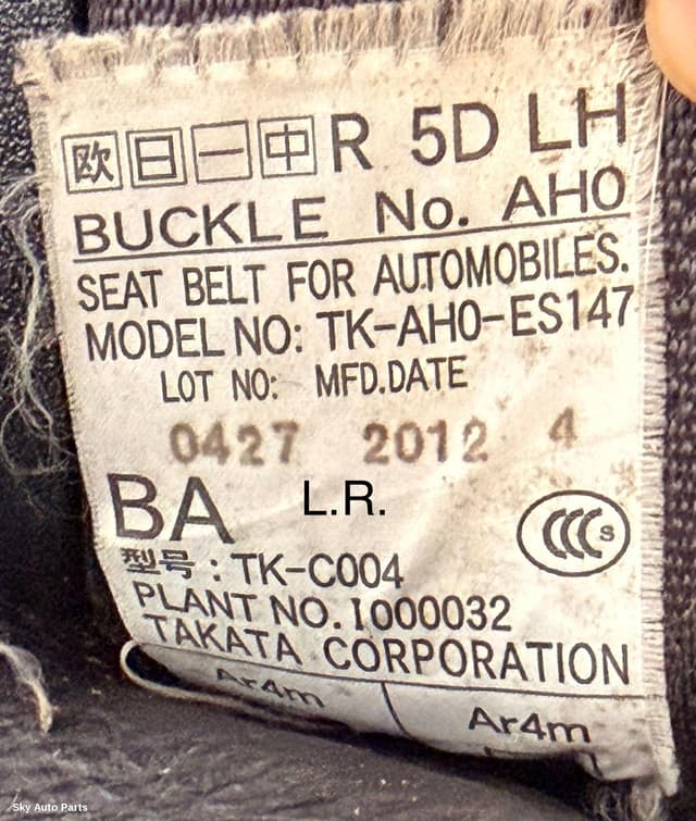 Seatbelt/Stalk