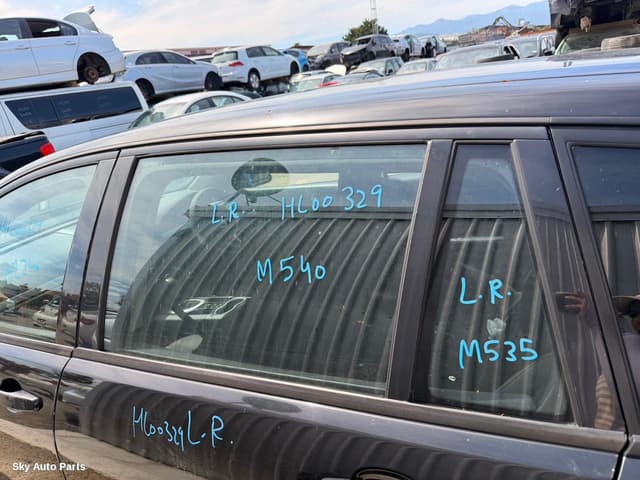 Left Rear 1/4 Door Glass