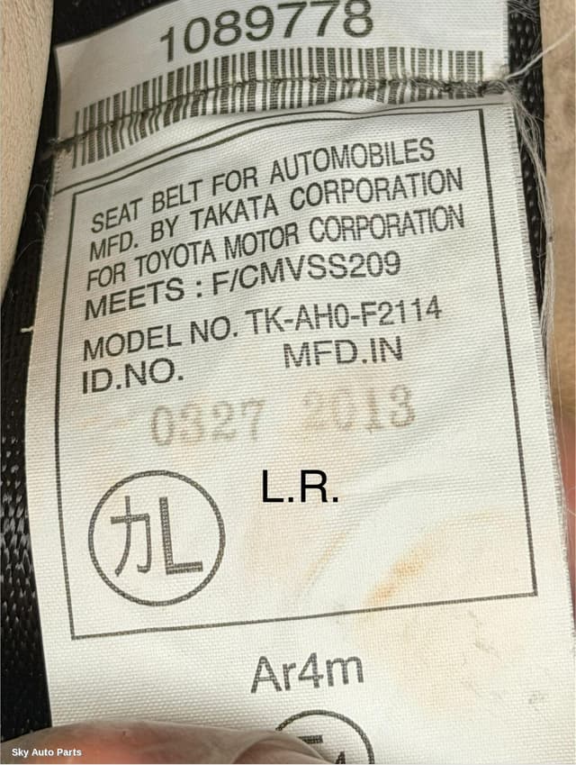 Seatbelt/Stalk