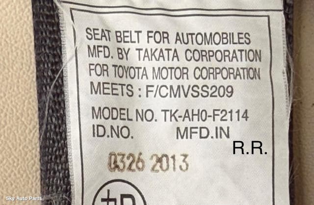 Seatbelt/Stalk