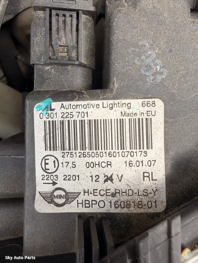 Left Headlamp