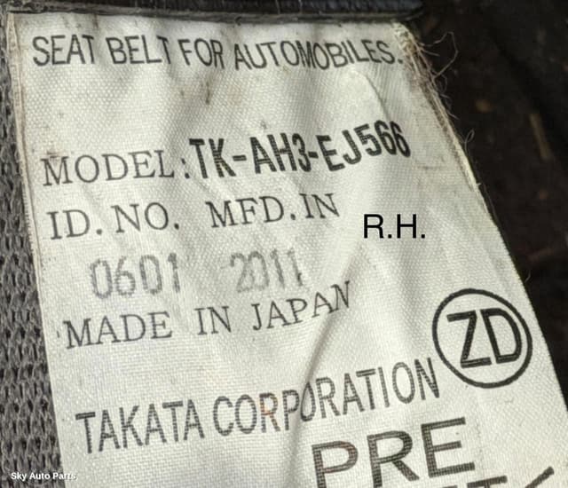 Seatbelt/Stalk