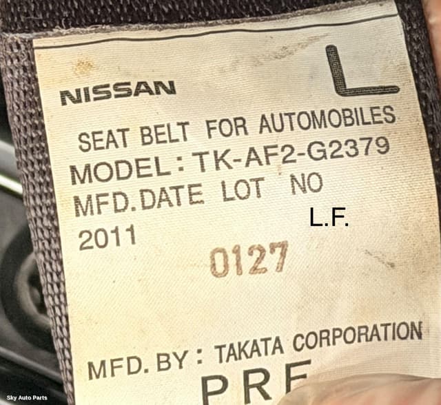 Seatbelt/Stalk