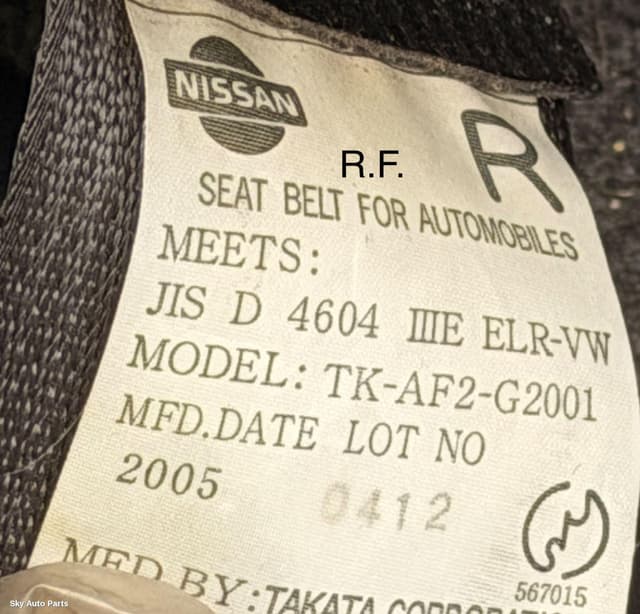 Seatbelt/Stalk