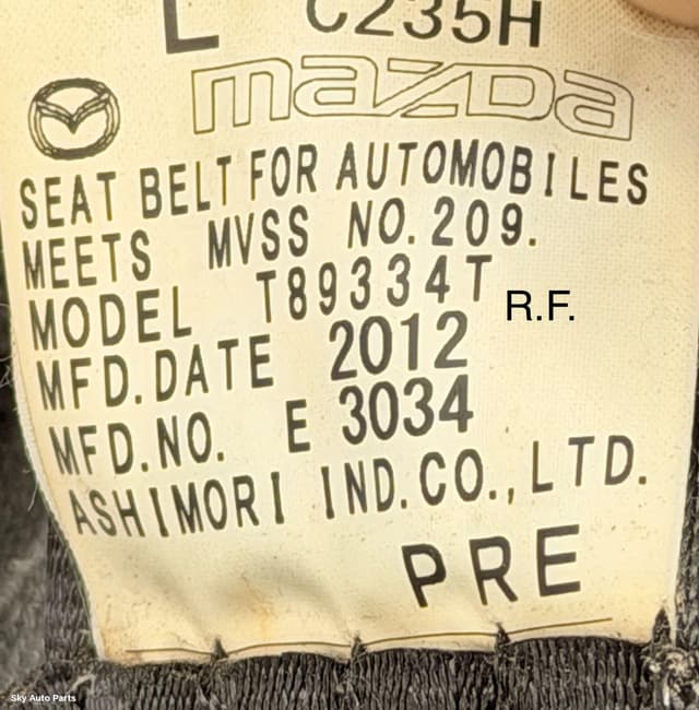 Seatbelt/Stalk