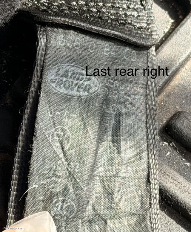 Seatbelt/Stalk