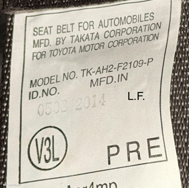 Seatbelt/Stalk