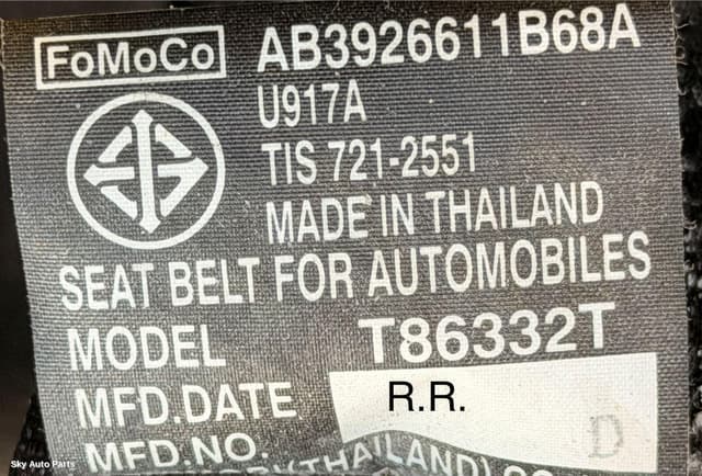Seatbelt/Stalk