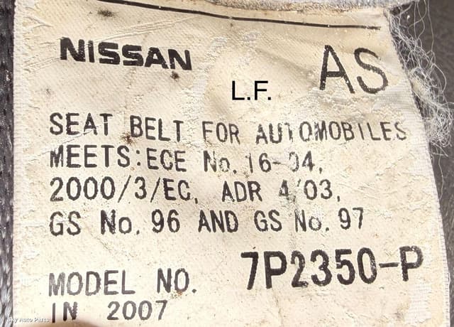 Seatbelt/Stalk
