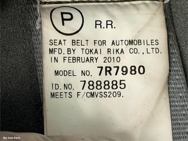 Seatbelt/Stalk