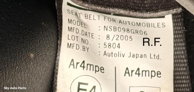 Seatbelt/Stalk
