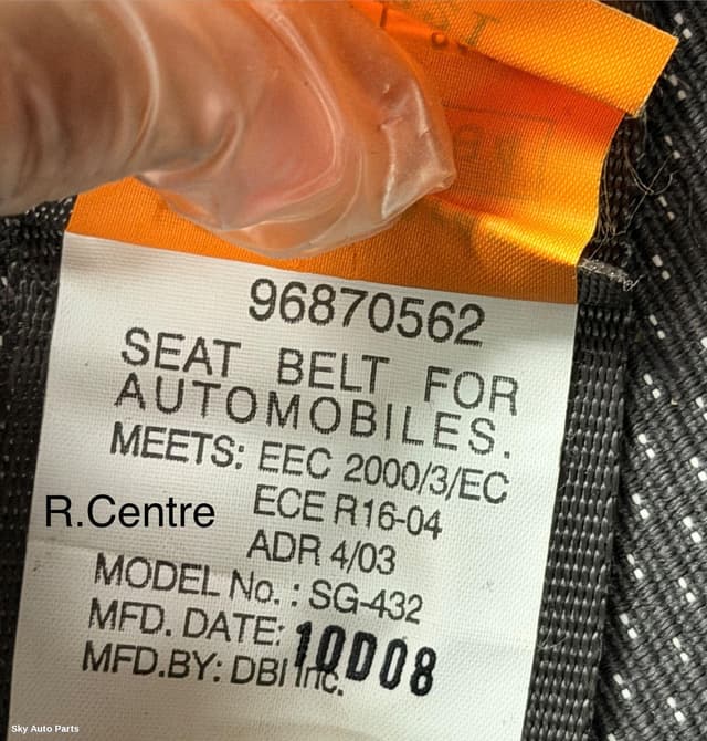 Seatbelt/Stalk