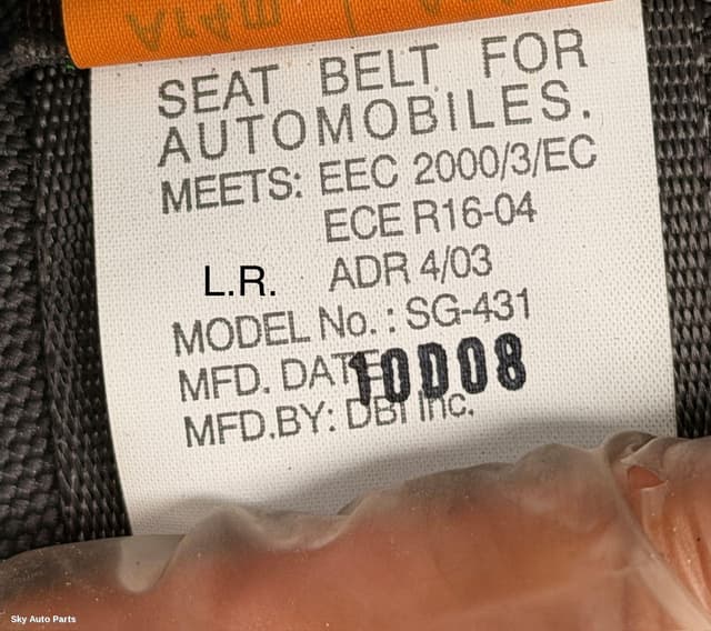 Seatbelt/Stalk