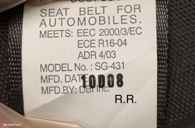 Seatbelt/Stalk