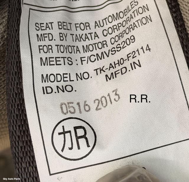 Seatbelt/Stalk