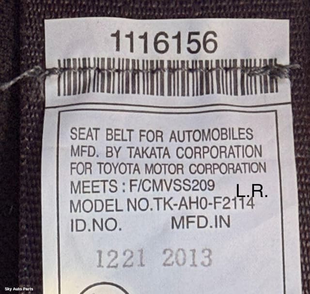 Seatbelt/Stalk