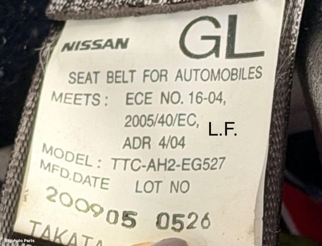 Seatbelt/Stalk