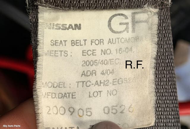 Seatbelt/Stalk