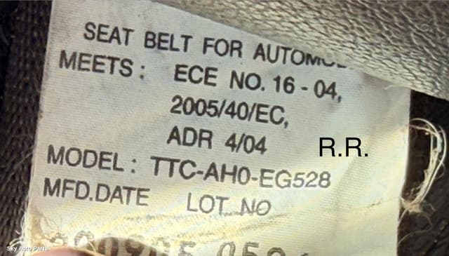 Seatbelt/Stalk
