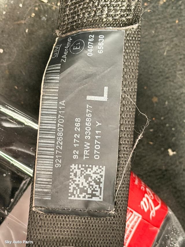 Seatbelt/Stalk
