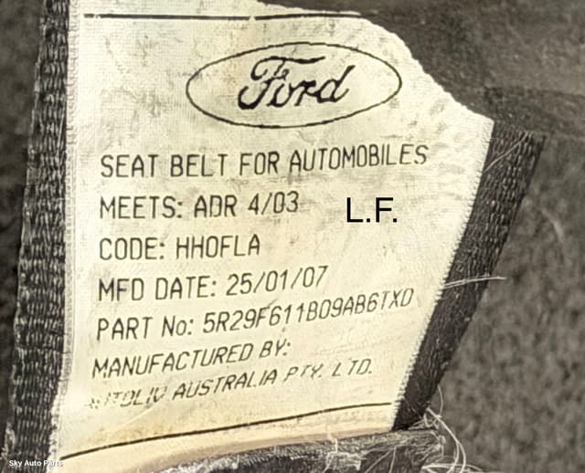 Seatbelt/Stalk
