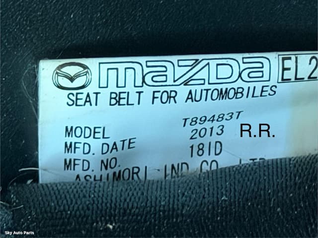 Seatbelt/Stalk