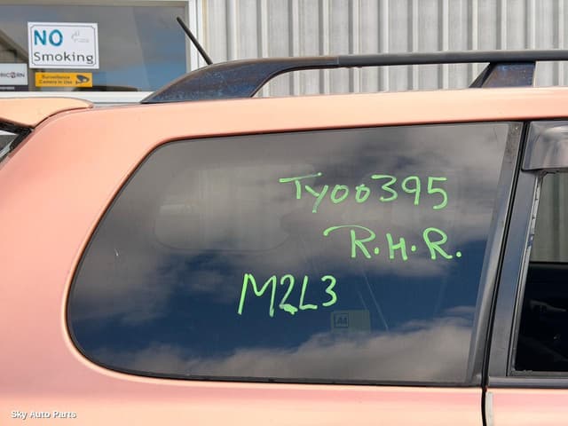 Right Rear Side Glass