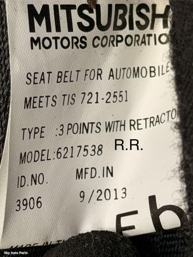 Seatbelt/Stalk