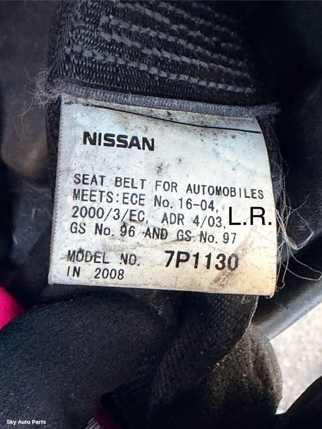 Seatbelt/Stalk