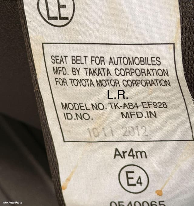 Seatbelt/Stalk