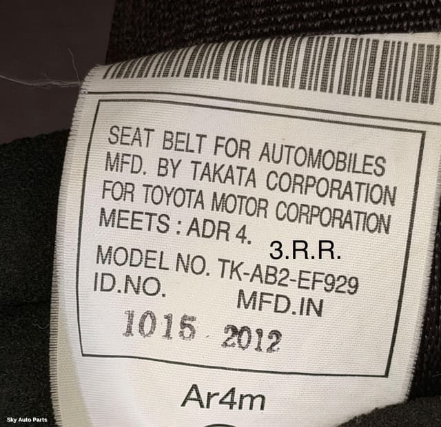 Seatbelt/Stalk