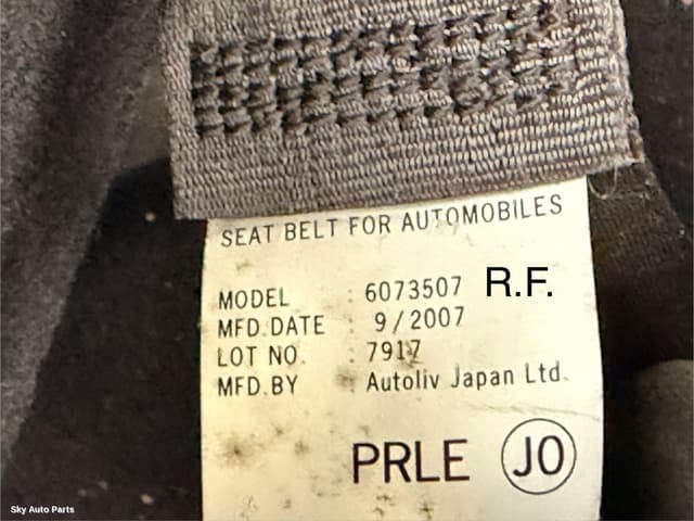 Seatbelt/Stalk