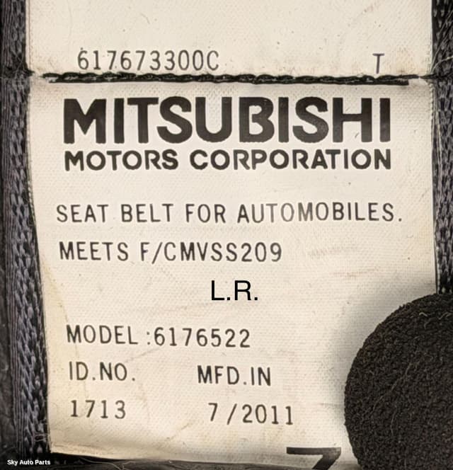 Seatbelt/Stalk