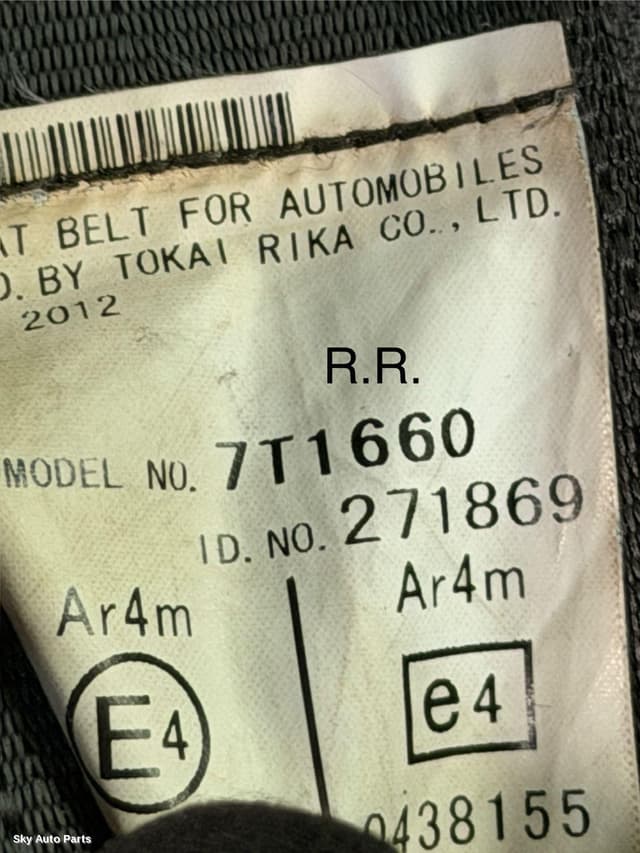 Seatbelt/Stalk
