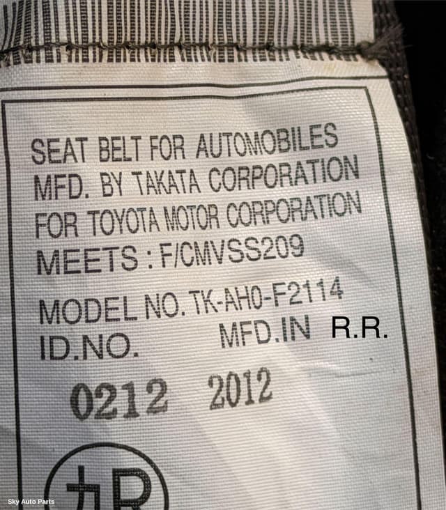Seatbelt/Stalk
