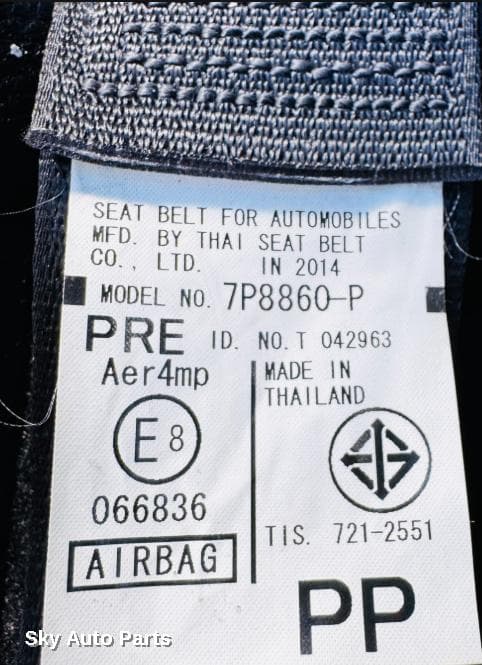 Seatbelt/Stalk
