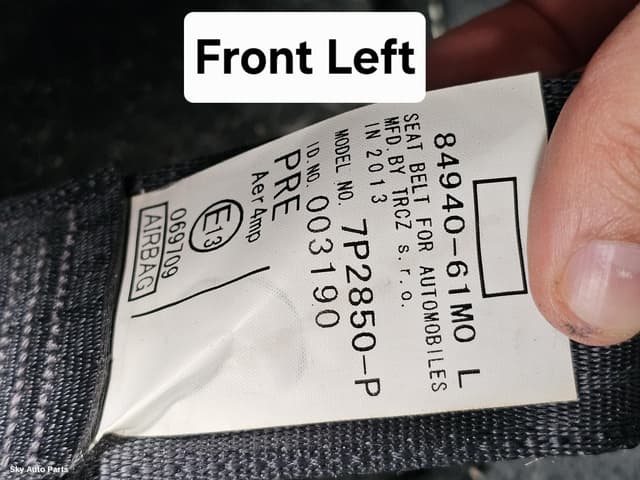 Seatbelt/Stalk