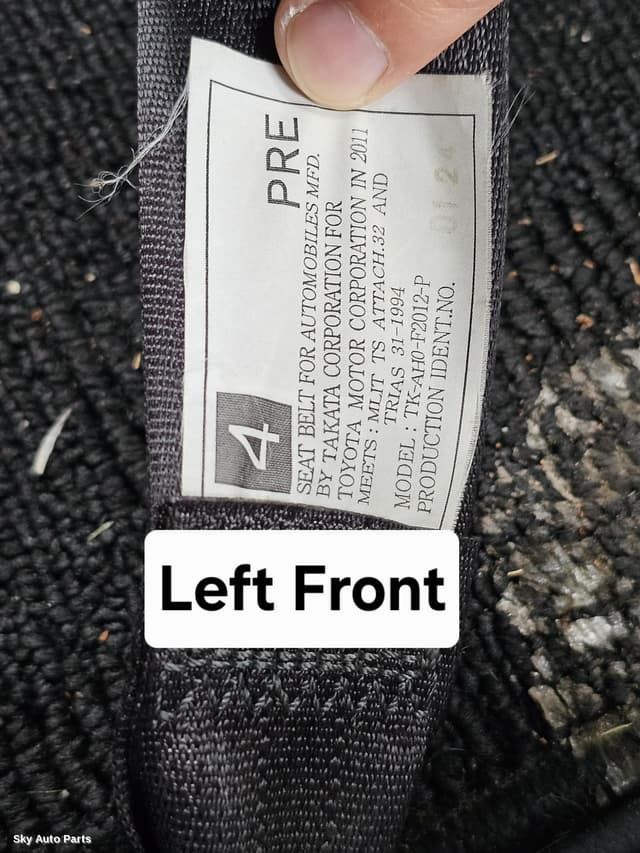Seatbelt/Stalk