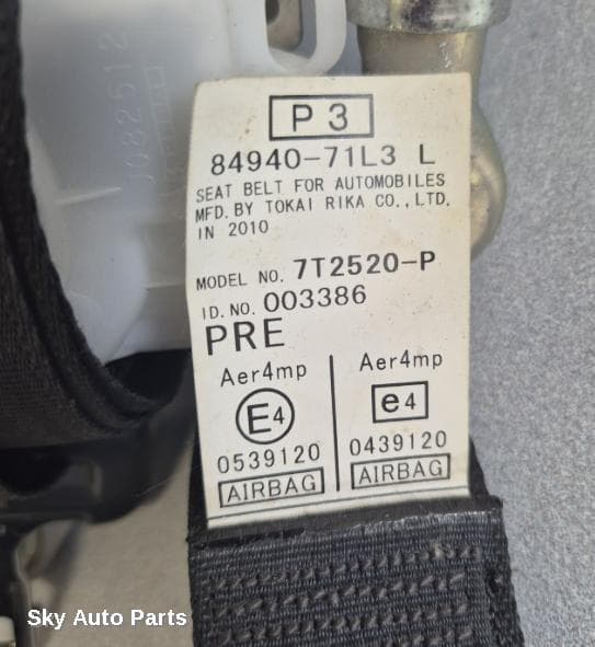 Seatbelt/Stalk